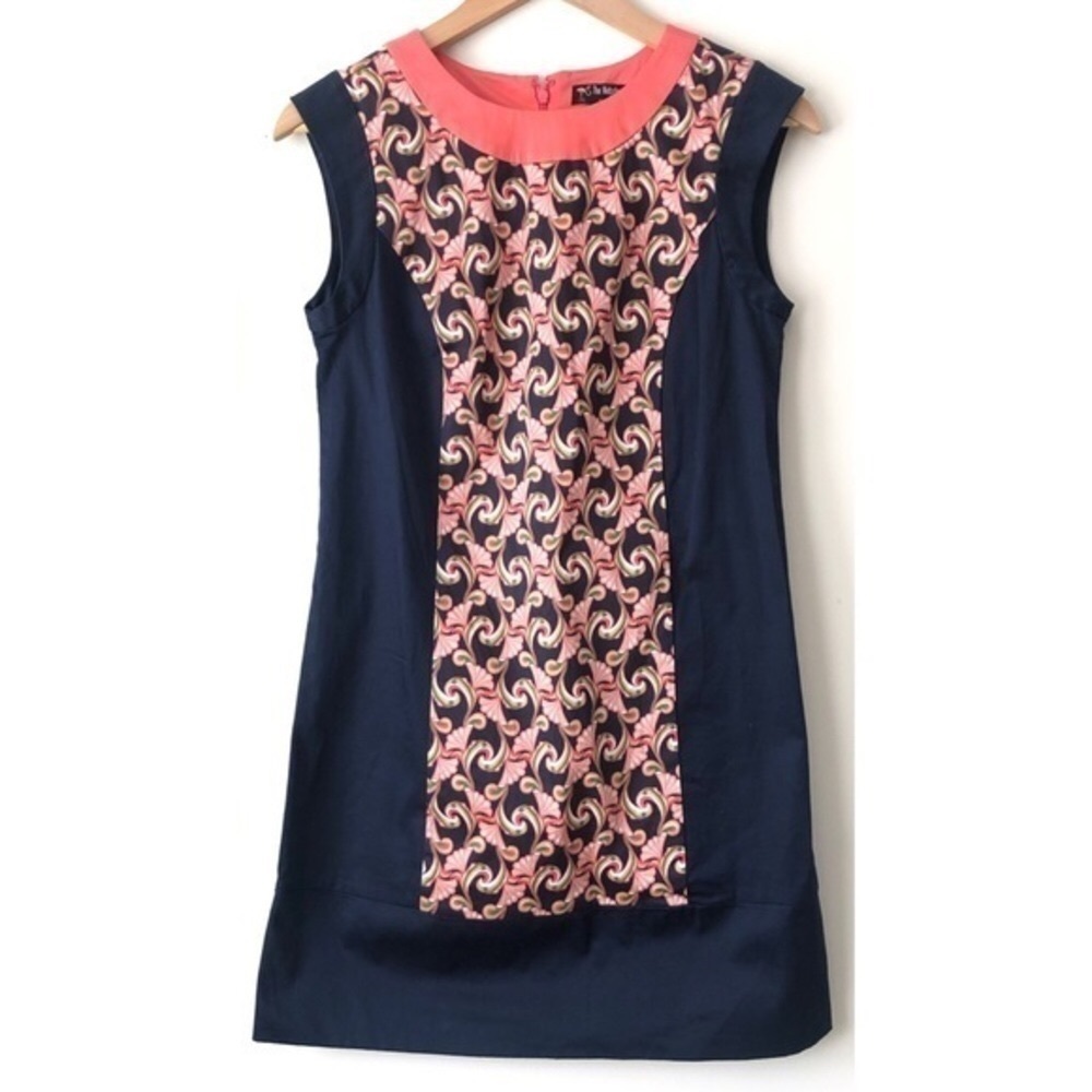 The Webster Miami x Target Mod Style Shift Dress Two-Way Deco Print Size 2